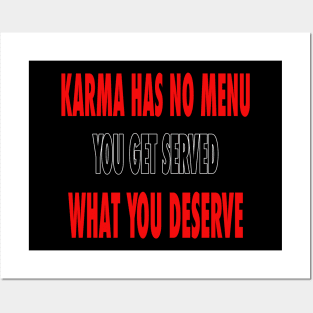 Karma Posters and Art